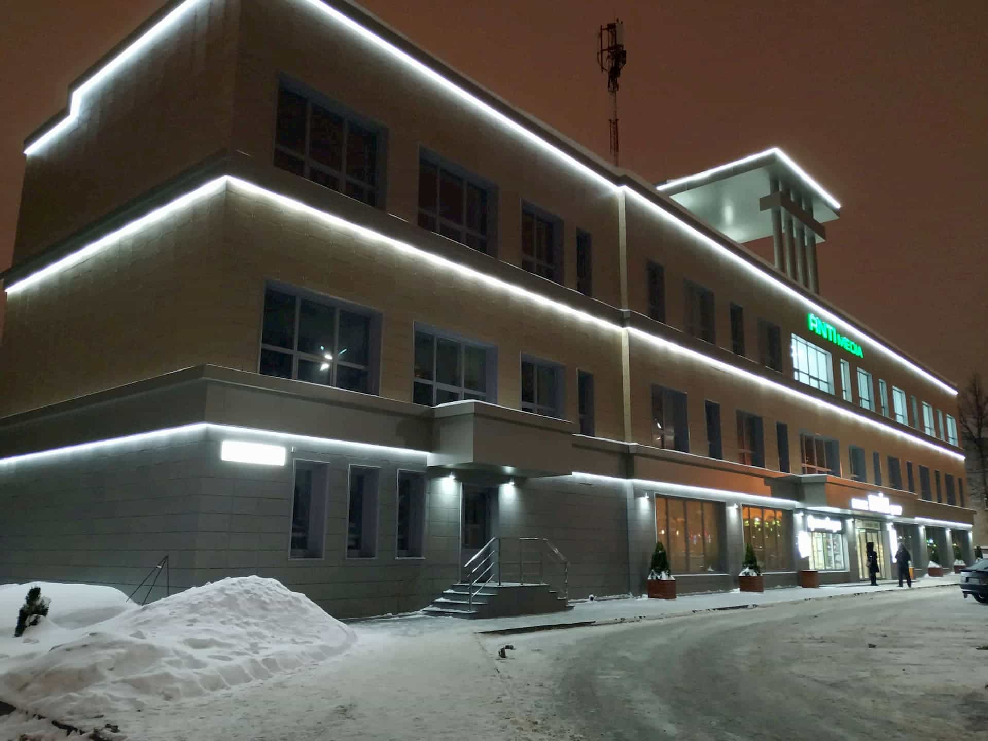 архитектурная подсветка в Кирове